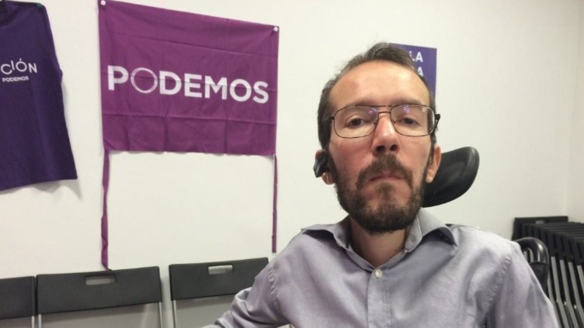 El secretario de Organización de Podemos, Pablo Echenique.