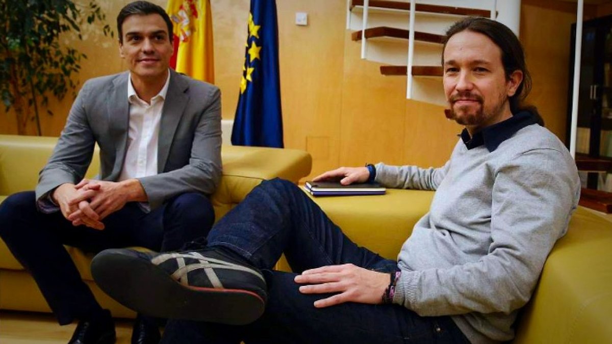 Pedro Sánchez y Pablo Iglesias, en una imagen de archivo.