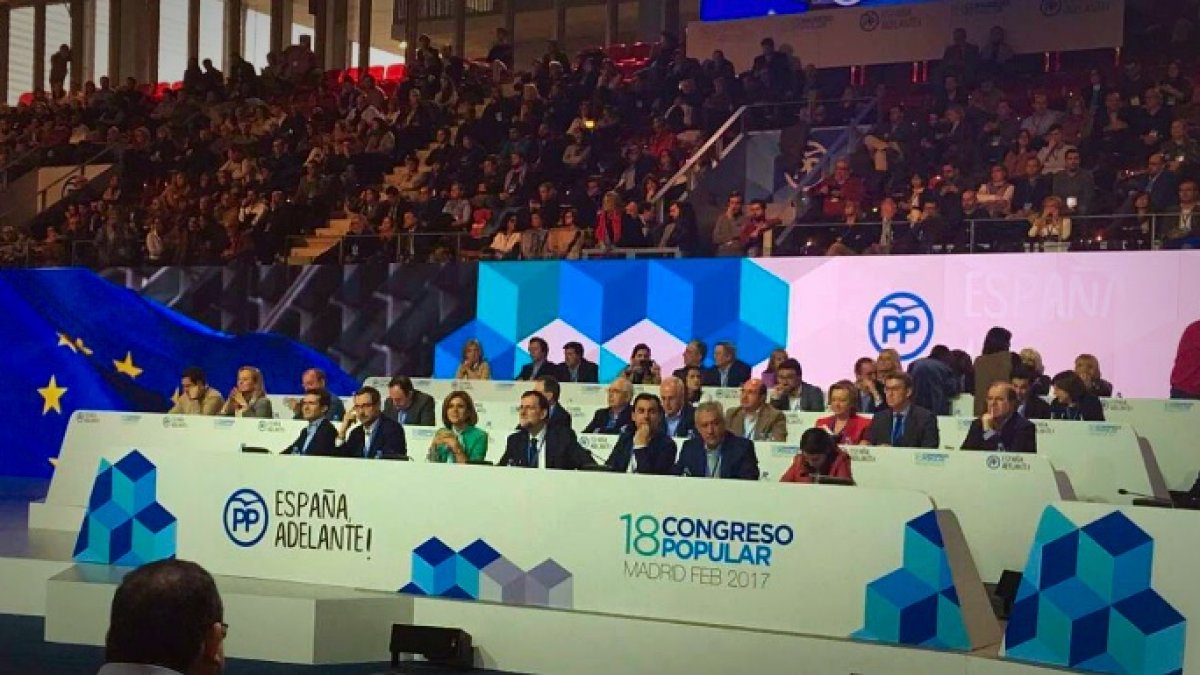 Un momento de la apertura del Congreso del PP.
