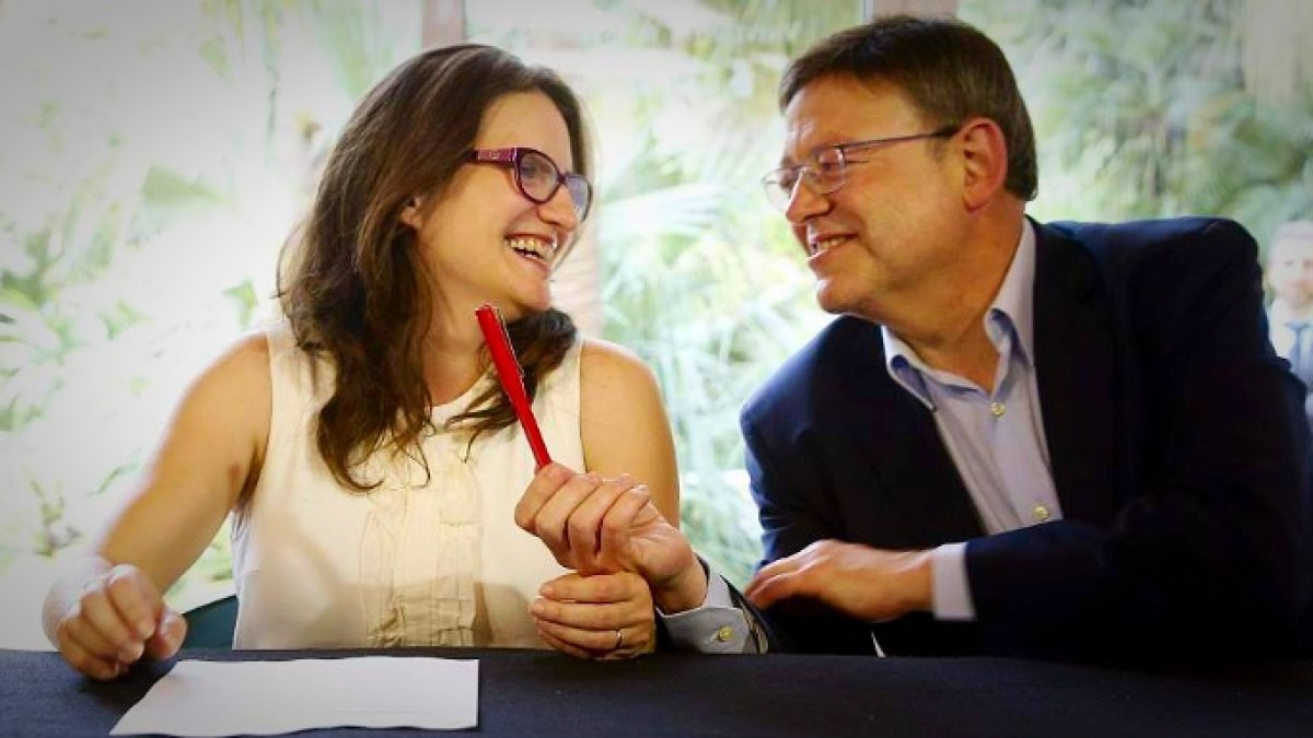 Puig y Oltra mano a mano.