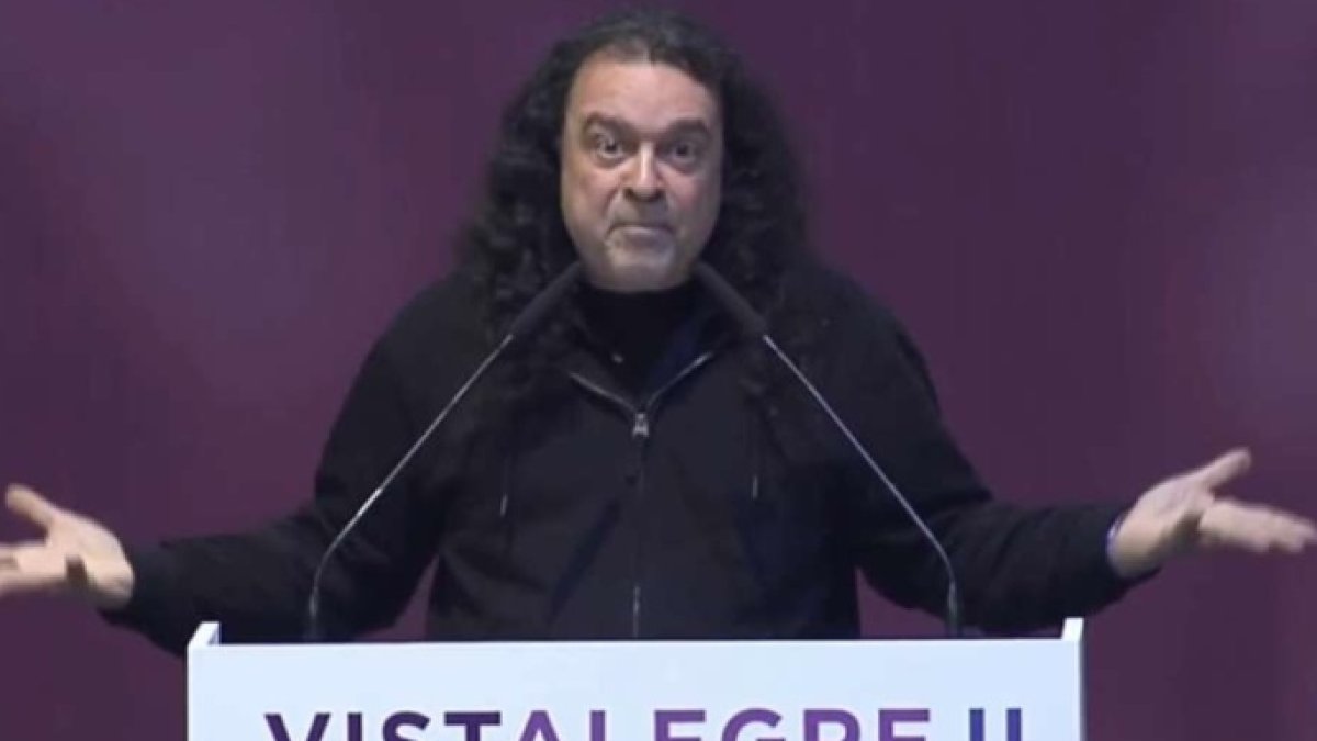 El compromisario de Podemos, Fernando Barredo, uno de los protagonistas del Vistalegre 2