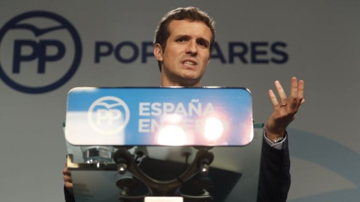 El vicesecretario de Comunicación del PP, Pablo Casado.