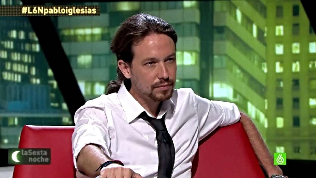 Palo Iglesias, durante una entrevista en La Sexta. FOTO: Atresmedia.