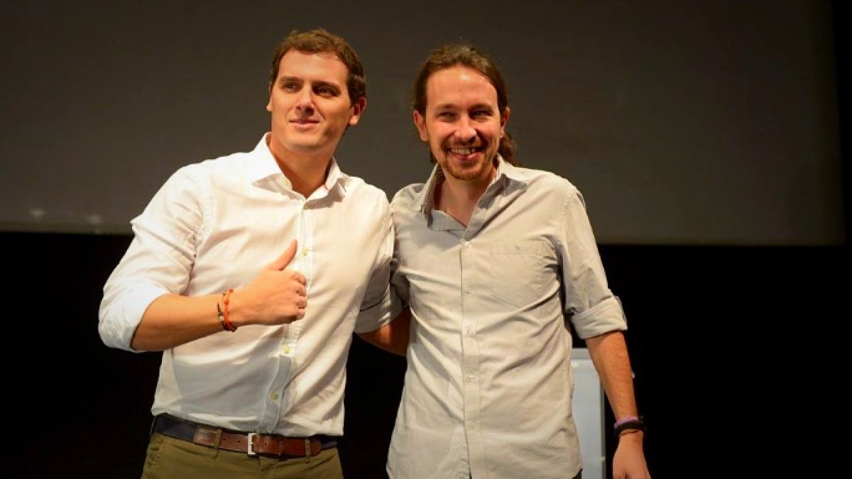 Albert Rivera y Pablo Iglesias, en una imagen de archivo.