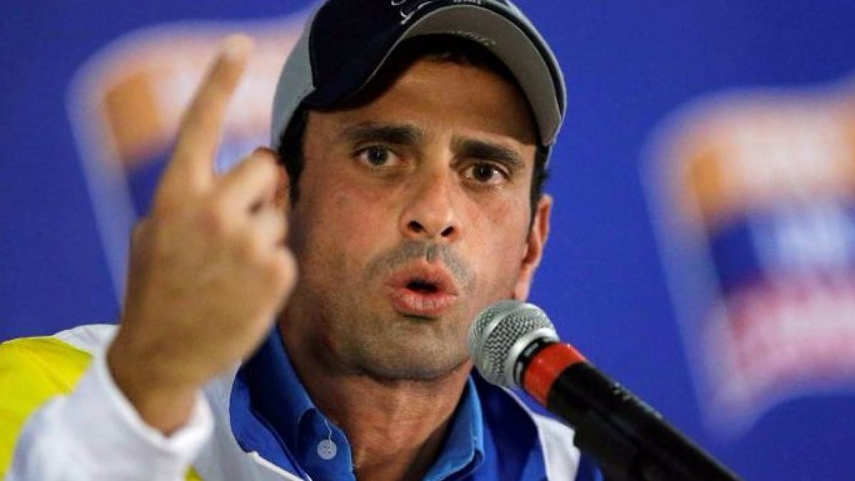 El opositor venezolano Henrique Capriles.