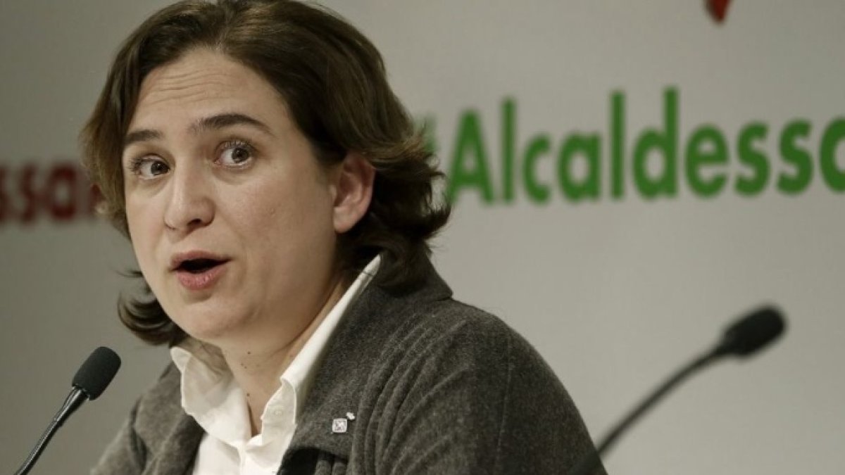 La alcaldesa de Barcelona, Ada Colau.