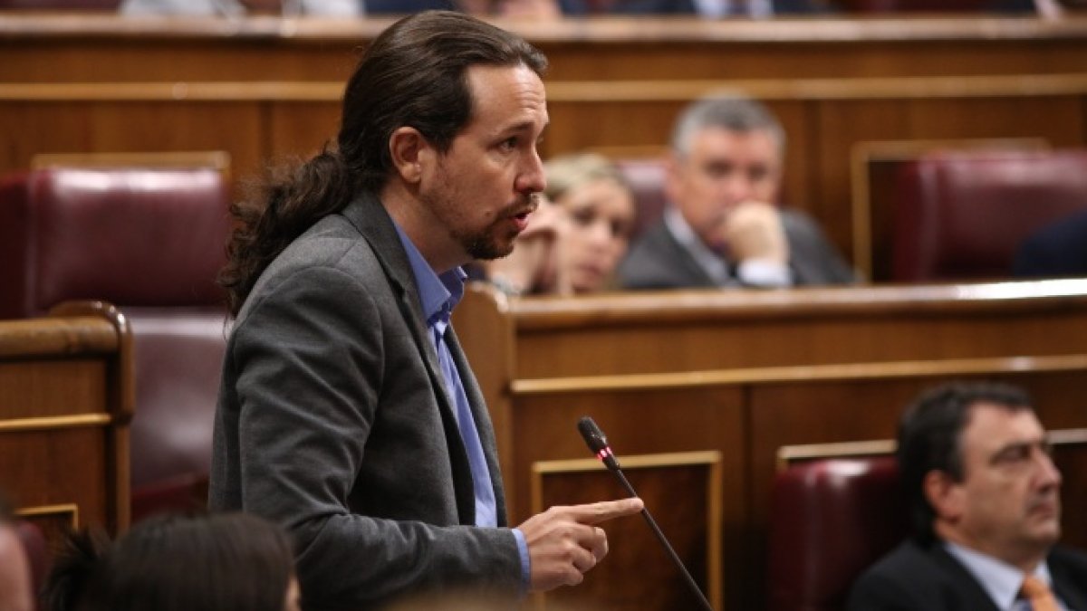 Iglesias, recientemente en el Congreso