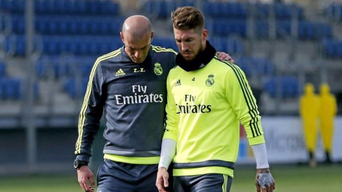 Se filtra la bronca entre Zidane y Sergio Ramos en el vestuario de Mestalla