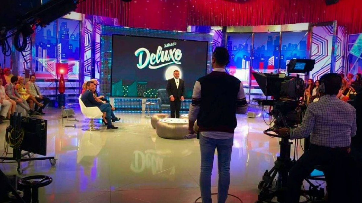 Imagen del plató del Sábado Deluxe.