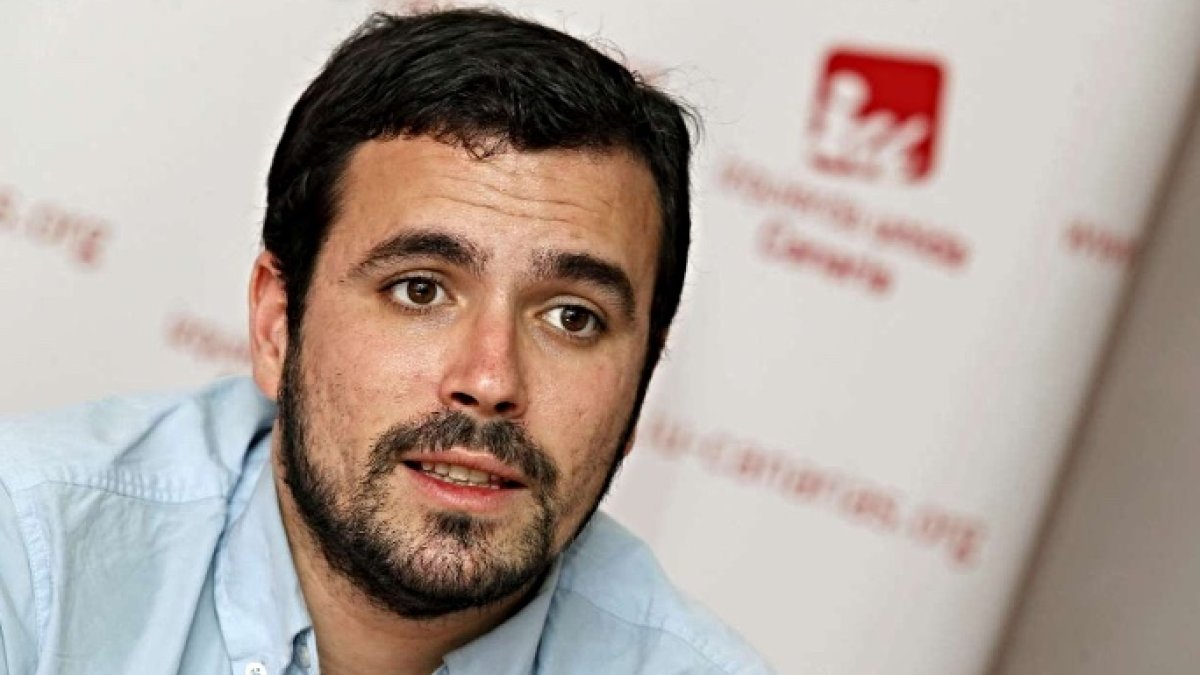 Alberto Garzón, líder de IU.