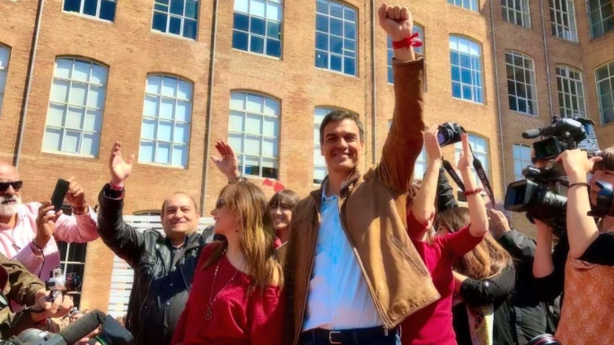 Pedro Sánchez, este sábado en un acto en Barcelona.