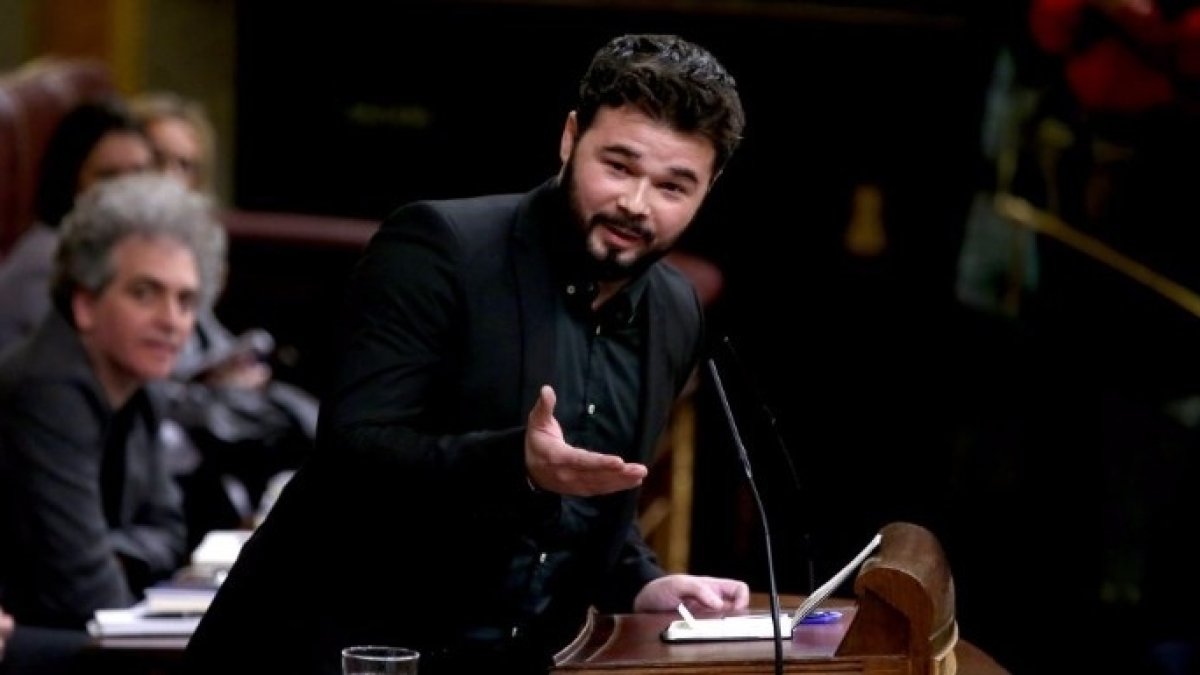 El diputado de ERC, Gabriel Rufián.
