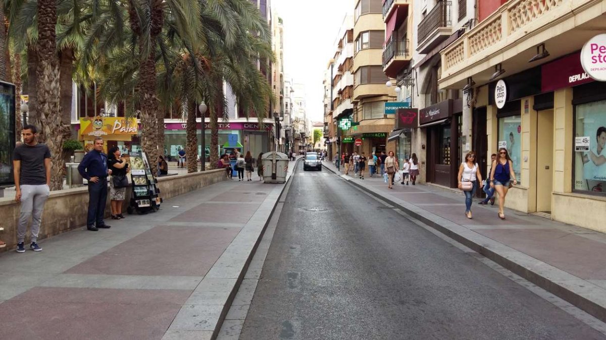 Calle Corredera de Elche.