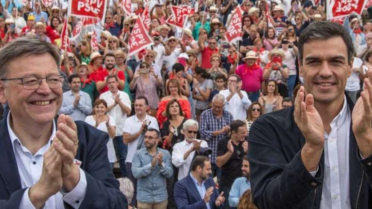 Ximo Puig y Pedro Sánchez