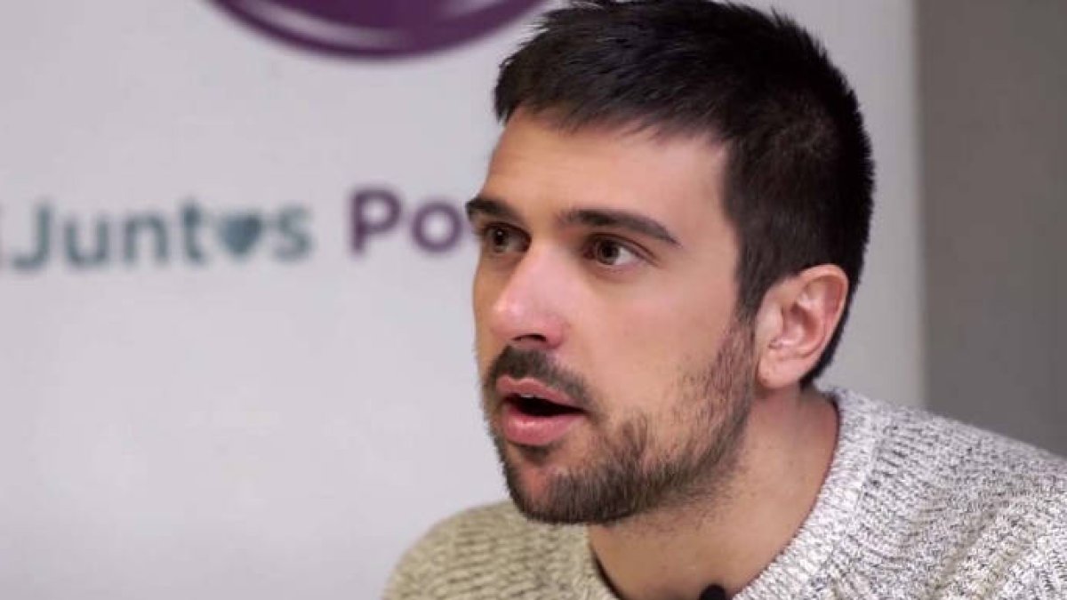 El portavoz de Podemos en el Senado, Ramón Espinar.