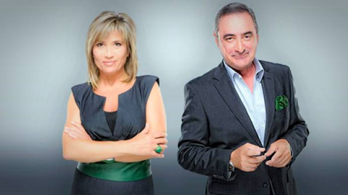 Julia Otero y Carlos Herrera, en una imagen promocional de Onda Cero.