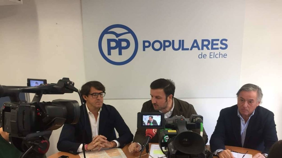 Juan de Dios Navarro, Pablo Ruz y José Salas.