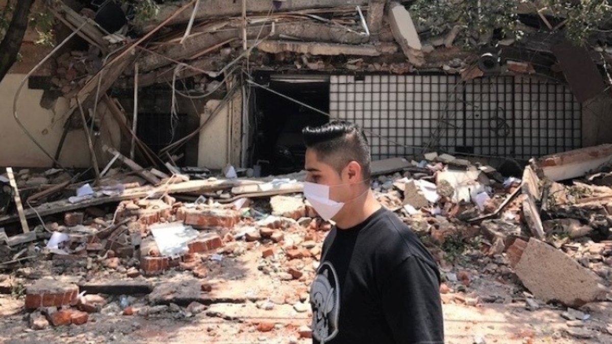 Destrucciòn total tras un nuevo seísmo en México.