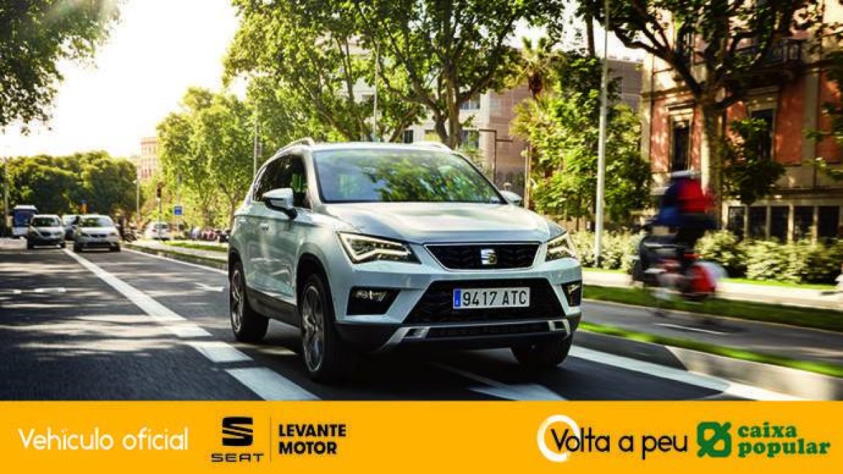 SEAT Ateca vehículo Oficial Volta a Peu València Caixa Popular 2018