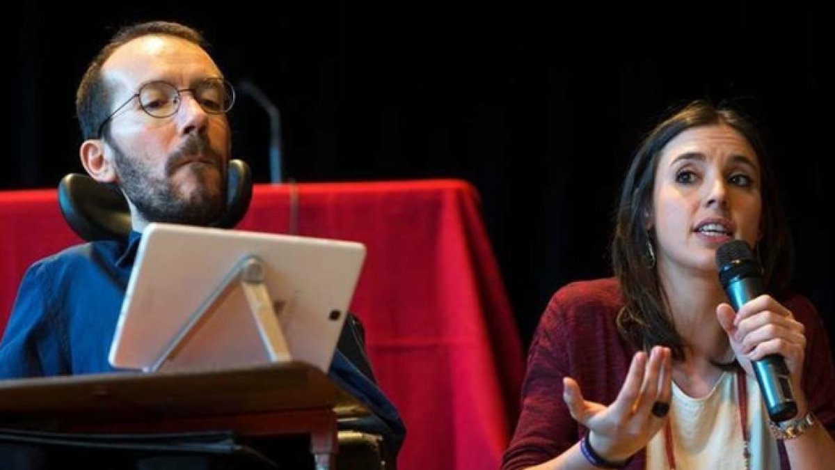 Pablo Echenique e Irene Montero