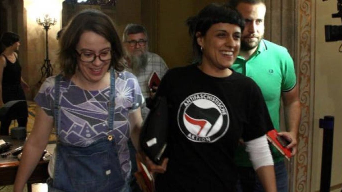 Eulalia Reguant y Anna Gabriel, dos 