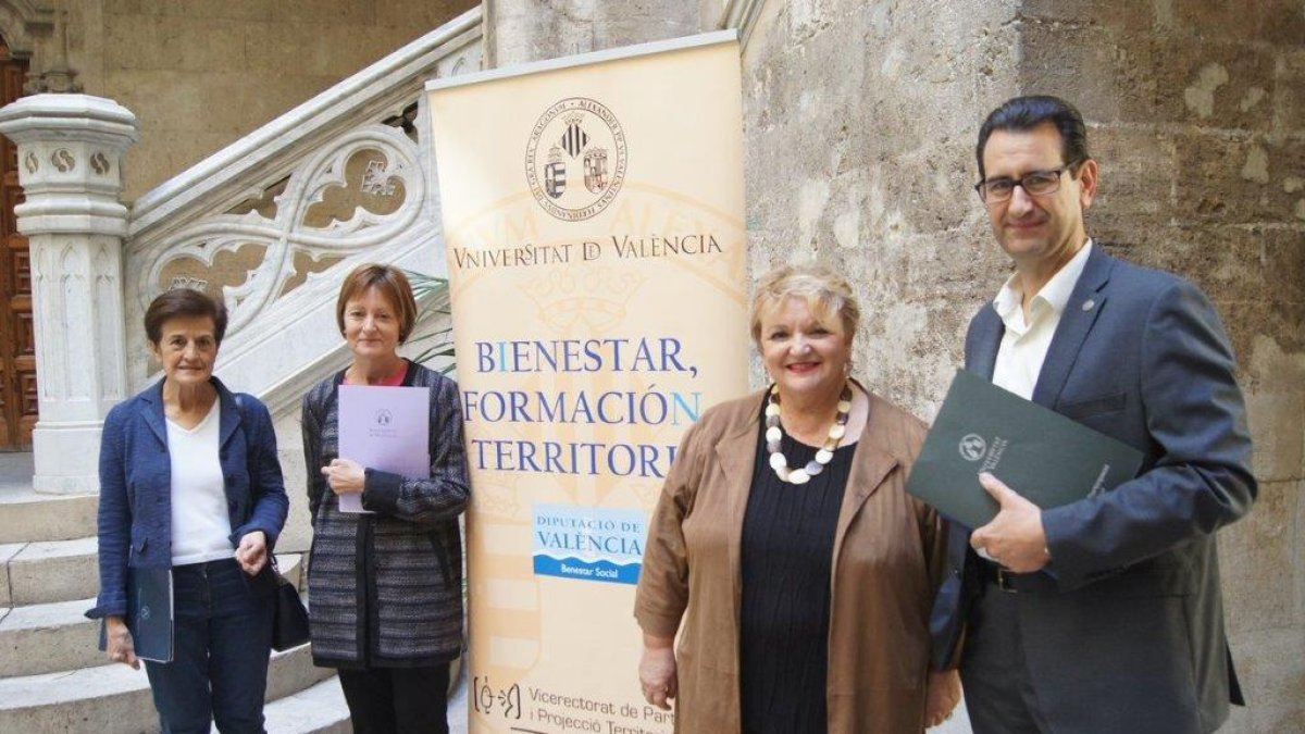 Mercedes Berenguer, Jorge Hermosilla, Adela Cortina y Mavi Mestre