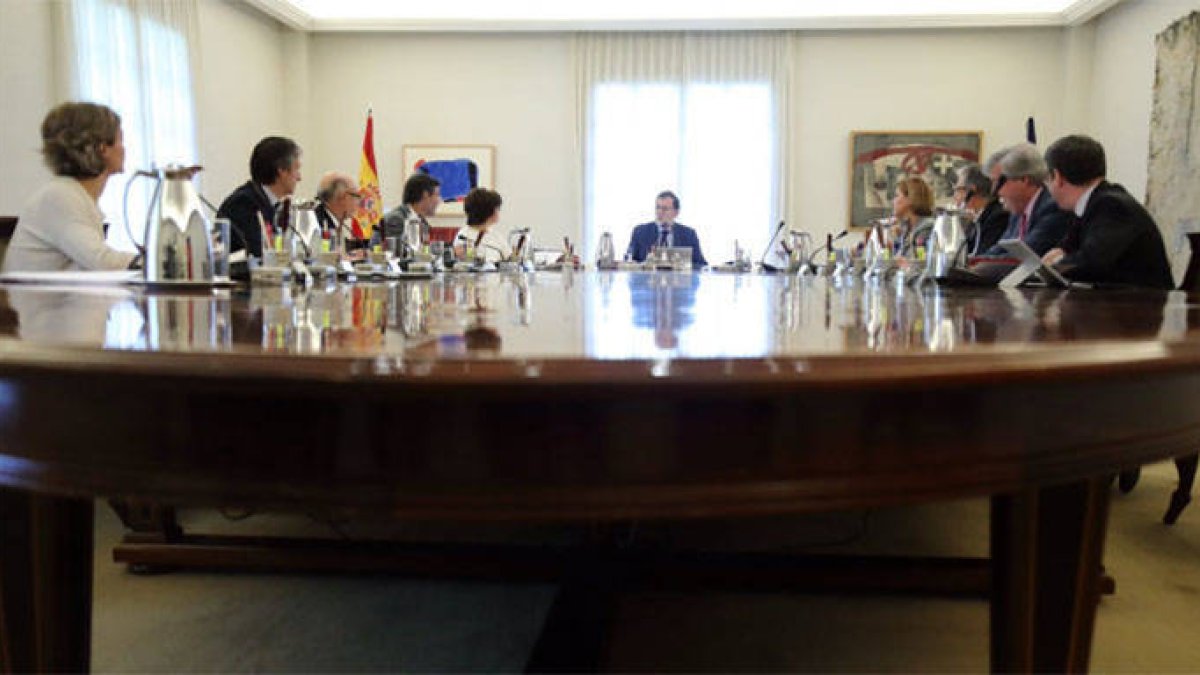El Consejo de Ministros extraordinario de este miércoles.