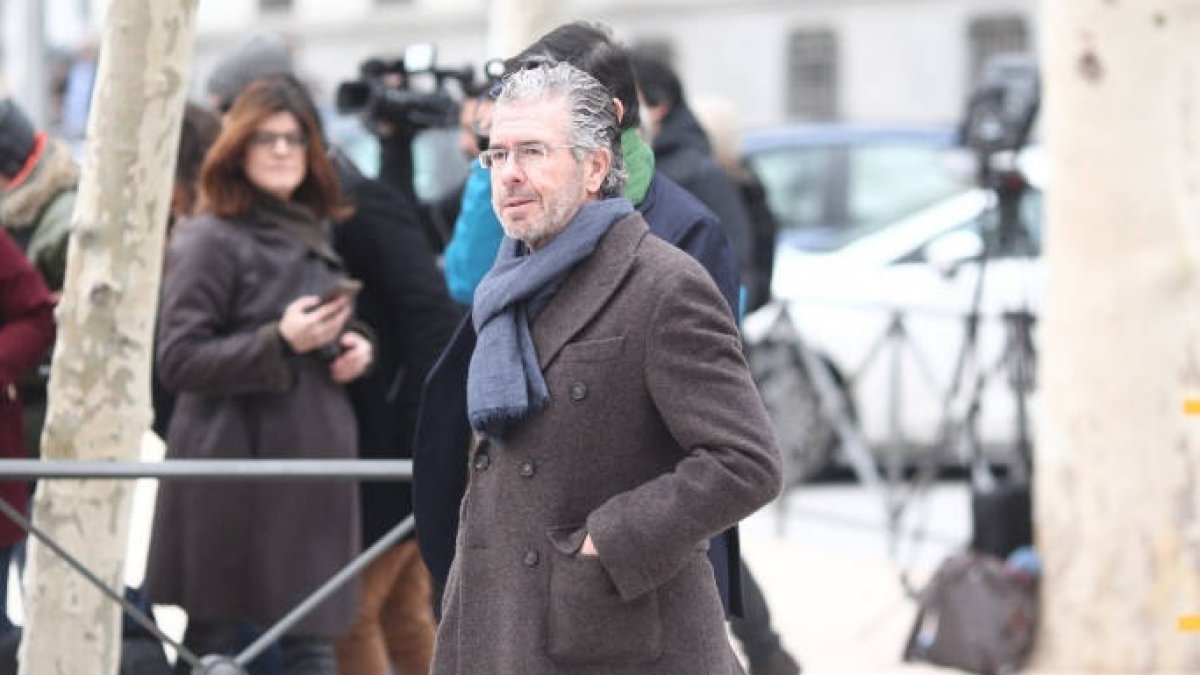 Francisco Granados, este lunes acudiendo a declarar a la Audiencia Nacional.