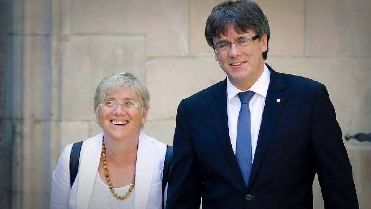 Ponsatí y Puigdemont, en una imagen de archivo.