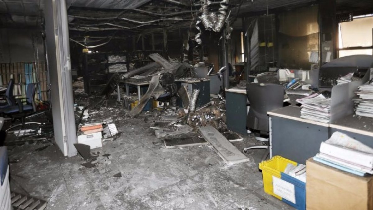 El incendio en la Ciudad de la Justicia no fue provocado