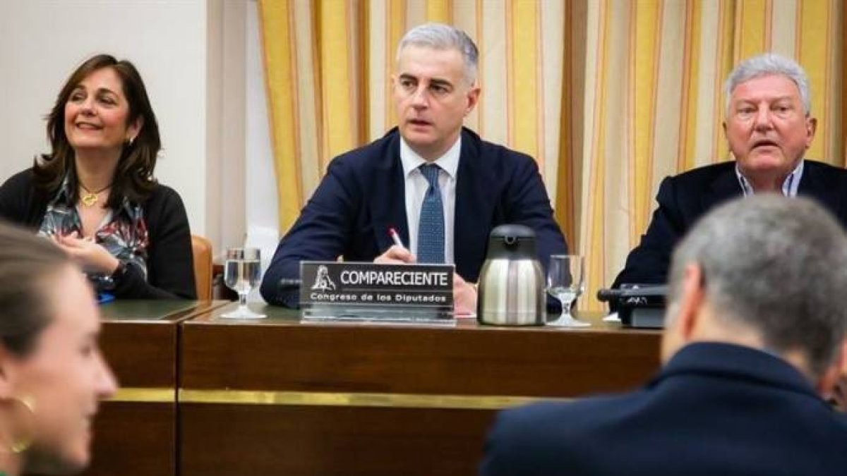 Ricardo Costa en la comisión sobre la financiación del PP en el Congreso.