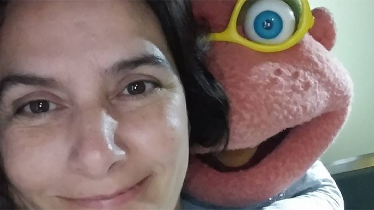 Rosa Pou junto a Lupita.