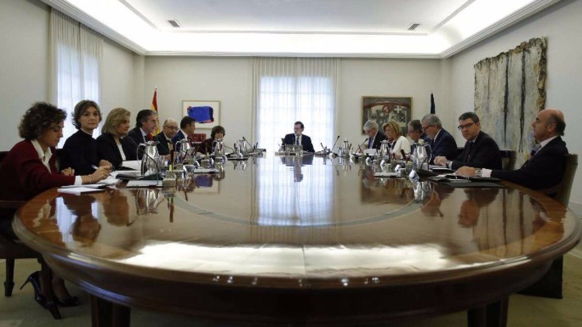 El Consejo de Ministros de este sábado.