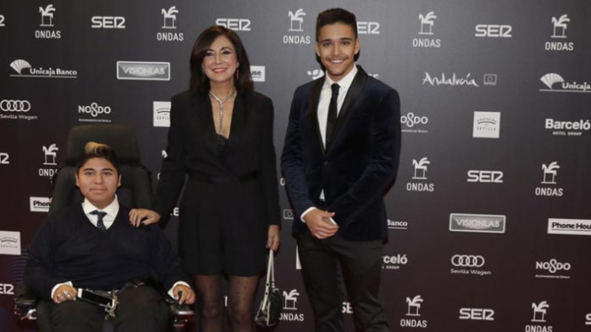 Isabel Gemio, orgullosa de sus hijos