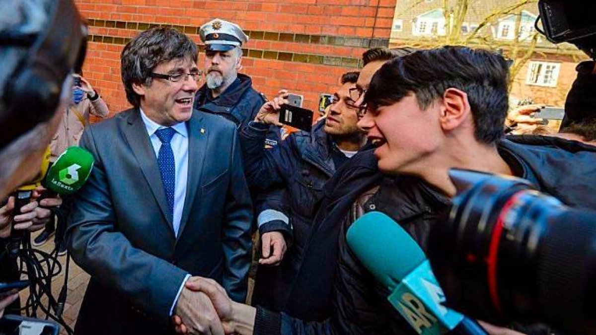 Carles Puigdemont en Berlín.