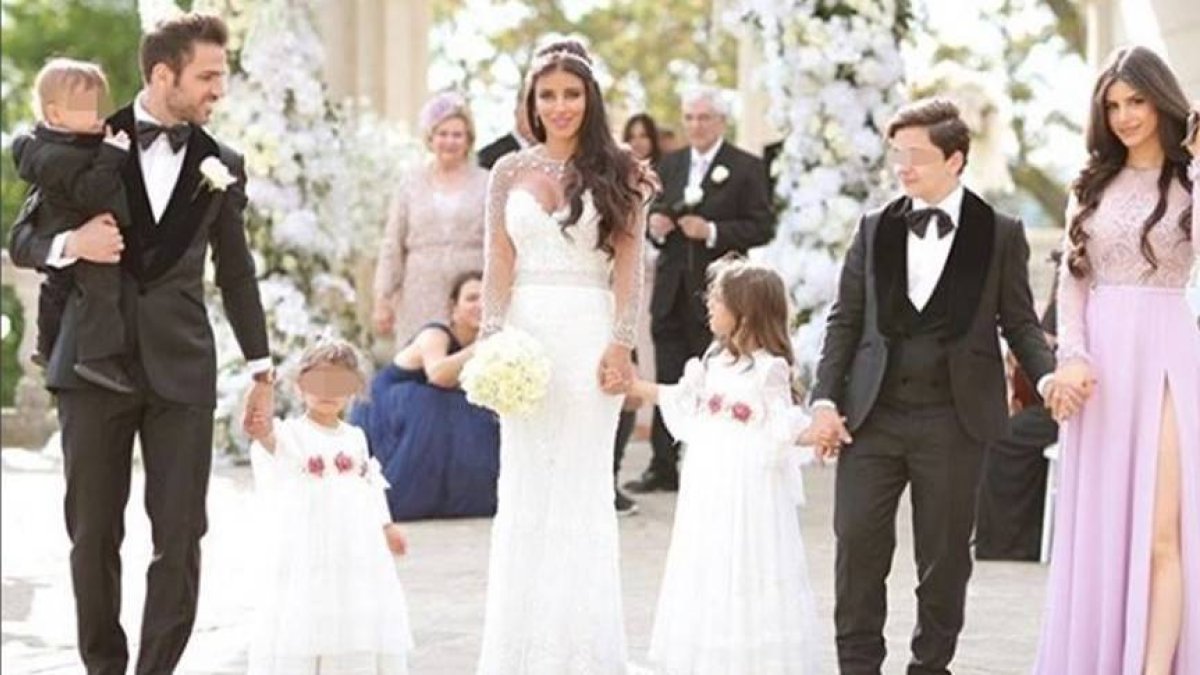 Los detalles más jugosos de la romántica boda de Cesc Fábregas y Daniella Semaan