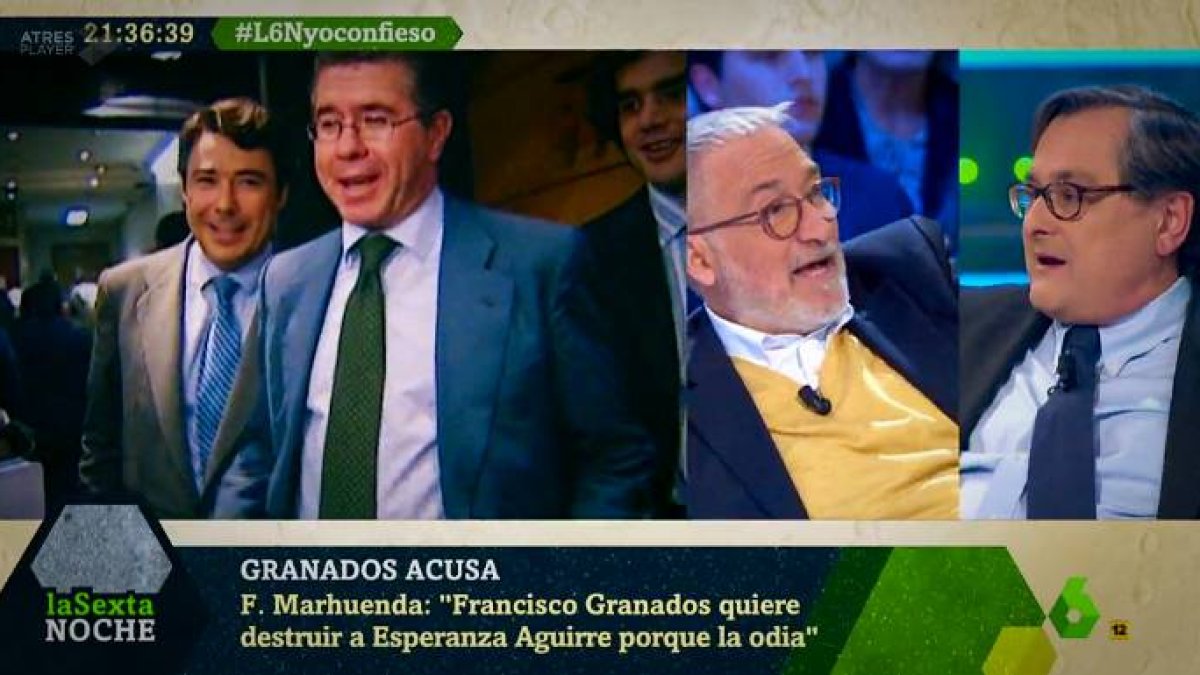 Un momento del rifirrafe entre Sardá y Marhuenda.