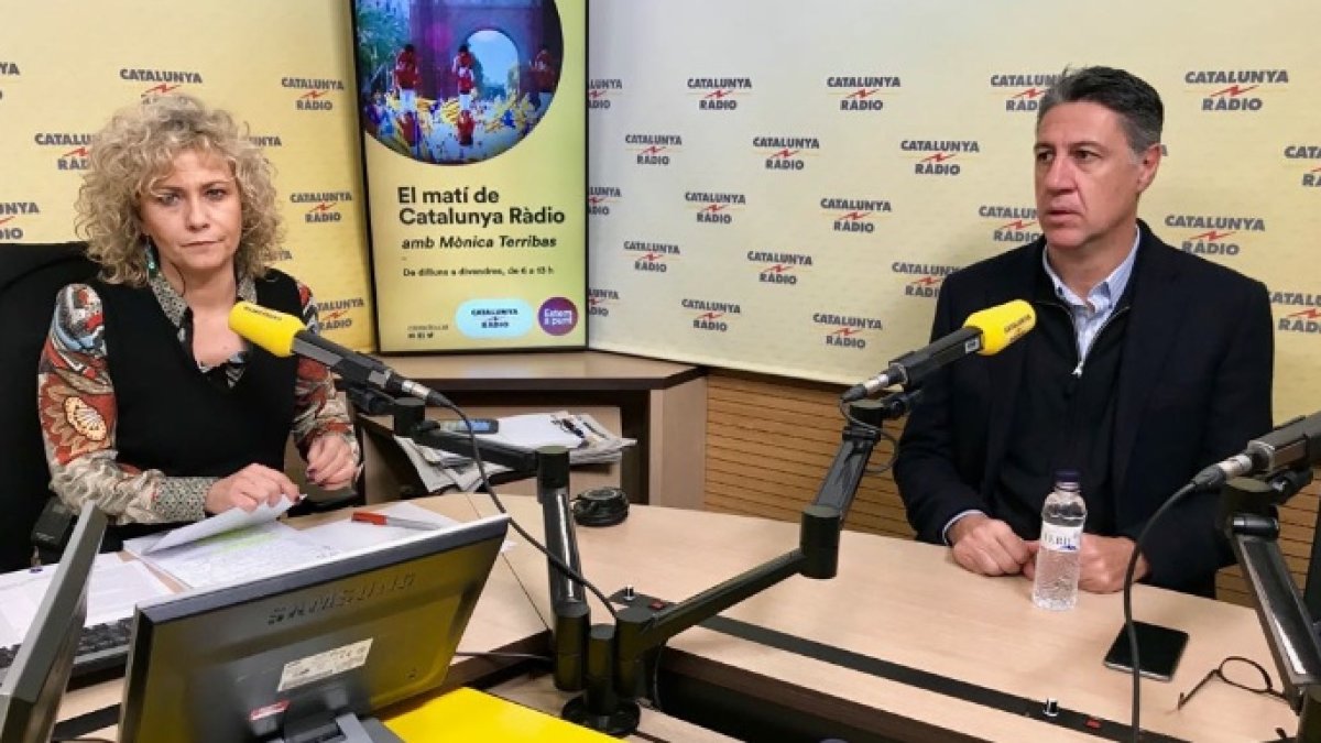 Albiol, este martes en los estudios de Catalunya Radio.