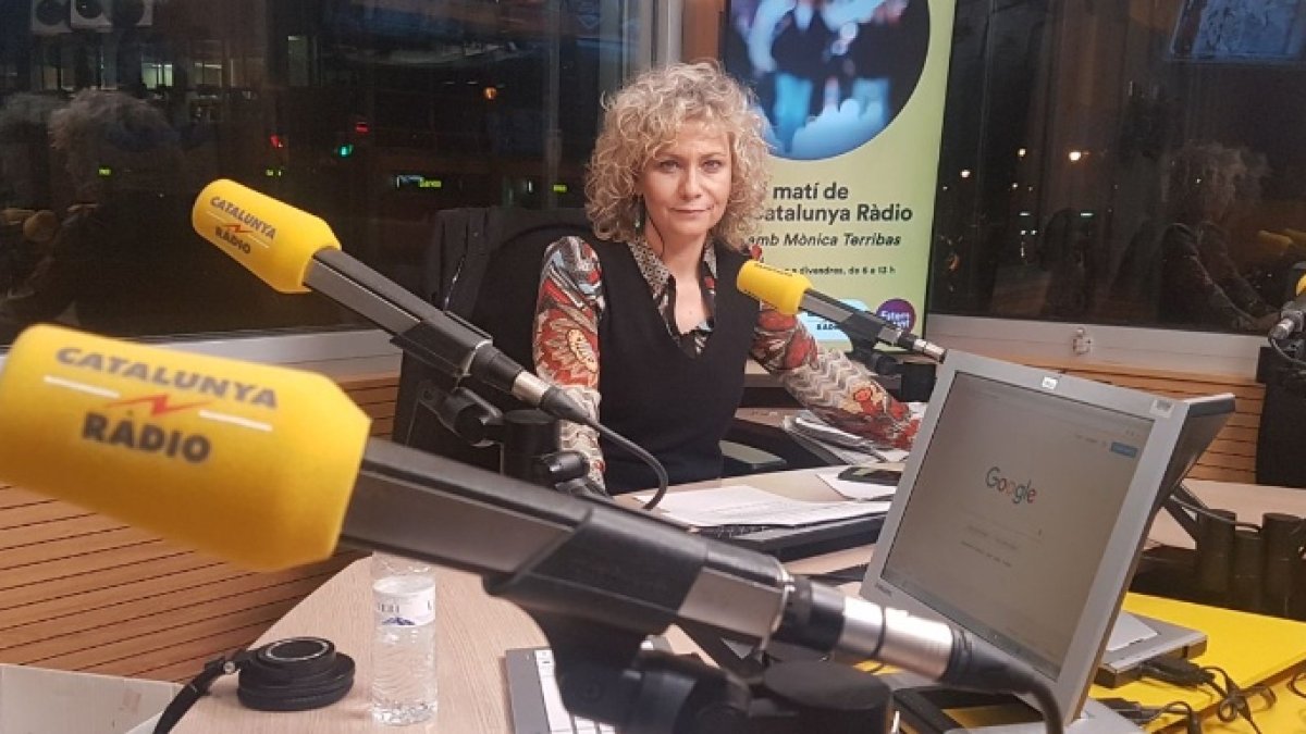 Mònica Terribas, la periodista estrella de Catalunya Radio.