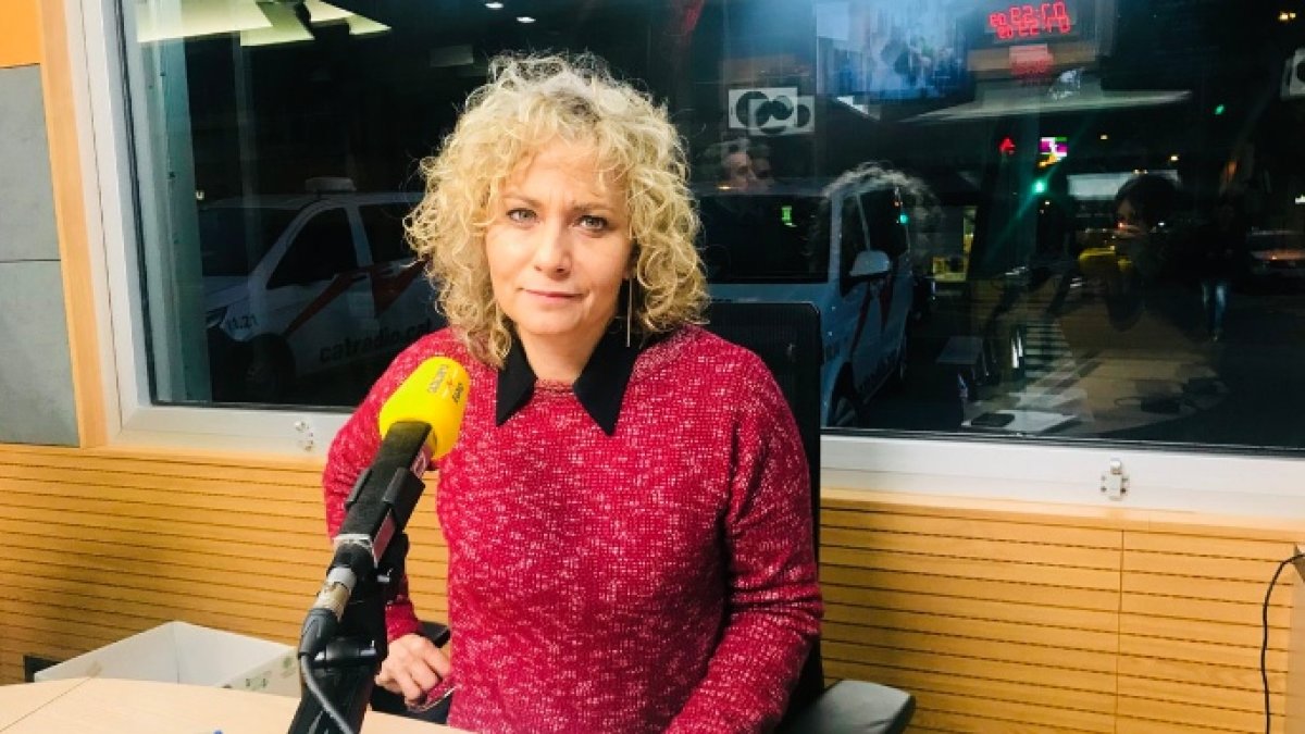 Mónica Terribas, conductora de El Matí, este viernes.