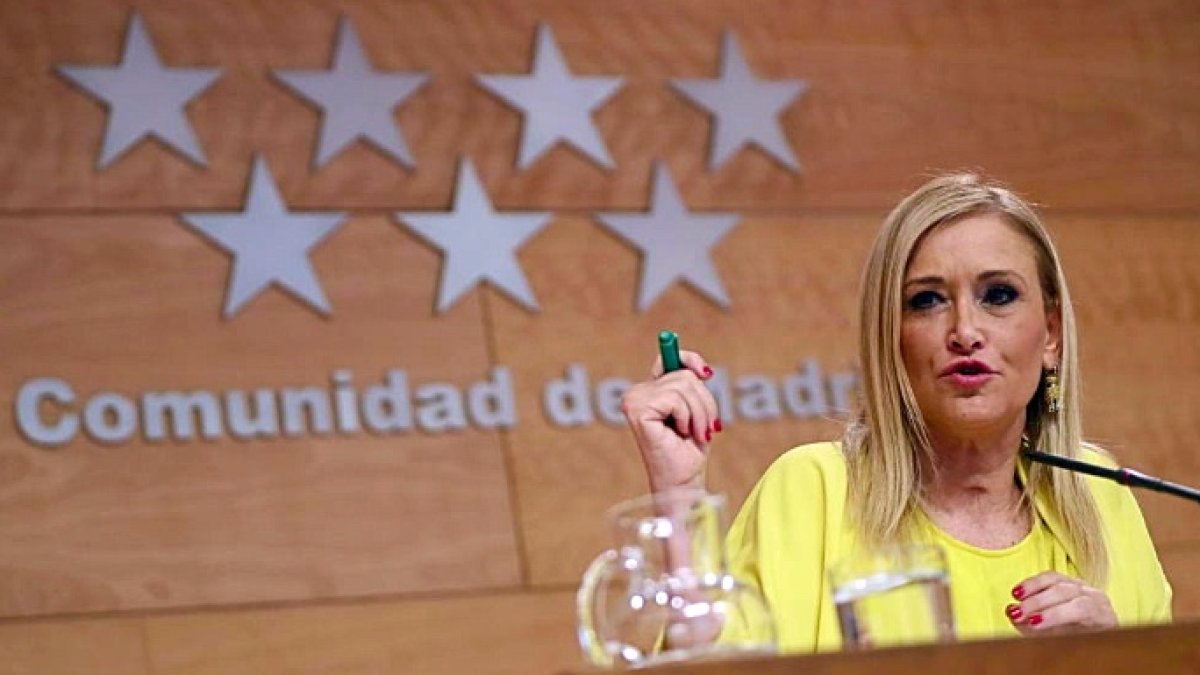 Cristina Cifuentes, presidenta Comunidad de Madrid.