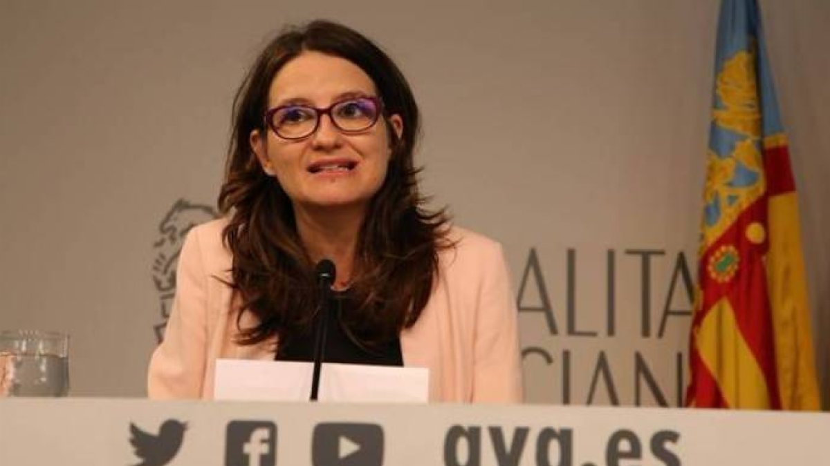 La vicepresidenta y consellera de Igualdad y Políticas Inclusivas, Mónica Oltra.