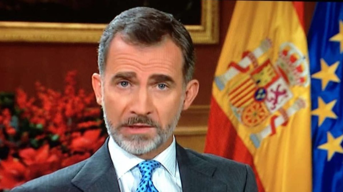 El Rey Felipe VI en su mensaje Navideño.