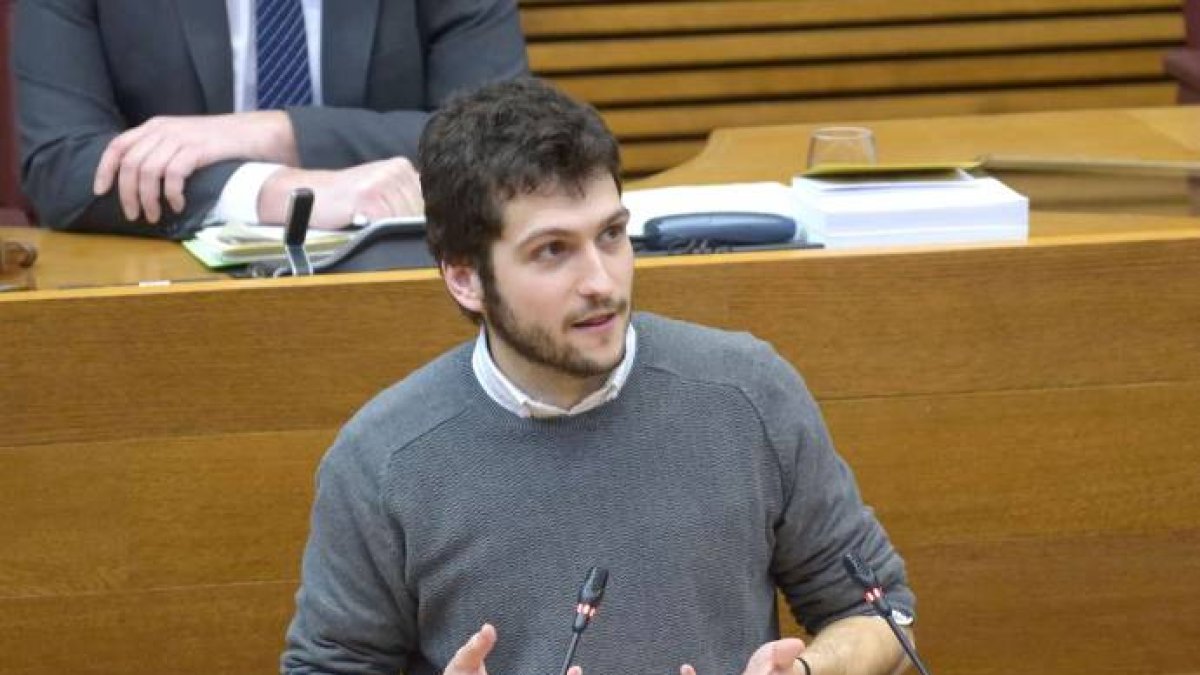 Antonio Estañ, portavoz de Podemos en Les Corts.