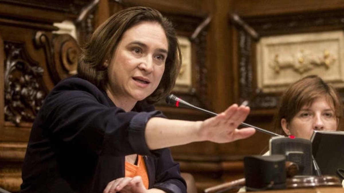 La alcaldesa de Barcelona, Ada Colau.