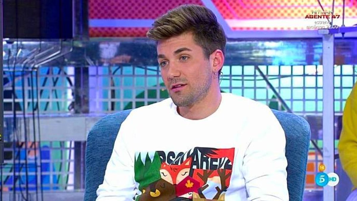 Alejandro Albalá, en el polígrafo.FOTO: Mediaset.