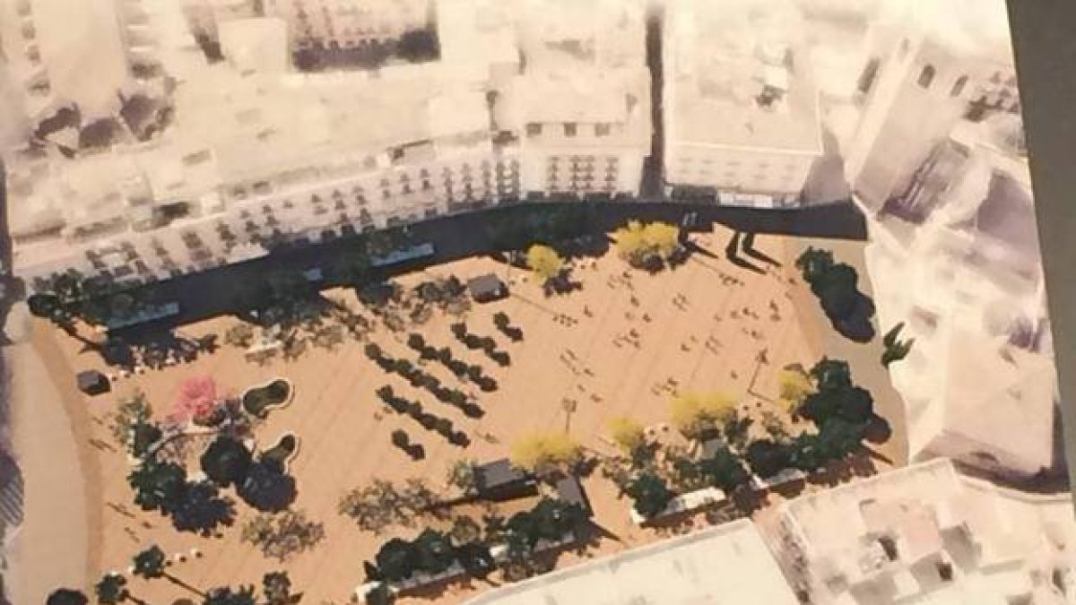 Simulación nueva Plaza de la Reina