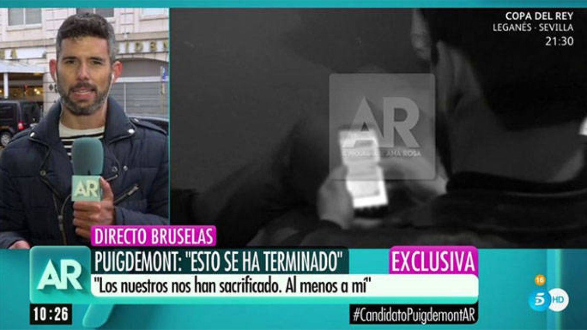 El periodista Luis Navarro.