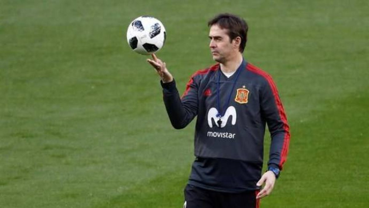 El seleccionador nacional de fútbol Julen Lopetegui