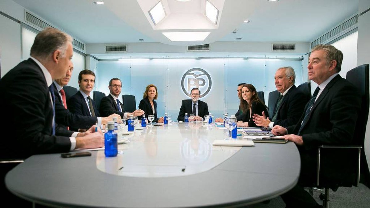 El comité de dirección del PP.